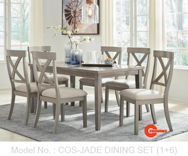 COS-JADE DINING SET (1+6)